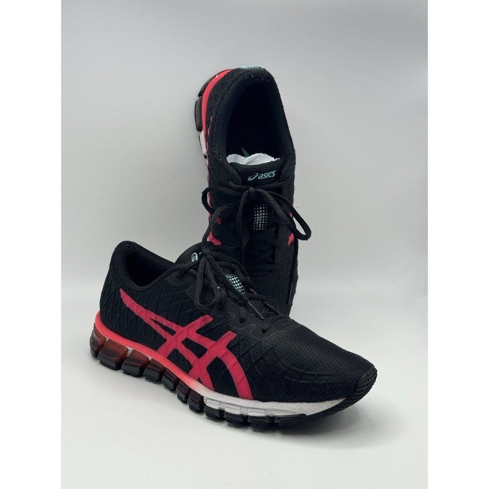 Asics Gel-Quantum 180 Women's Sneakers Size 8.5 Black Laser Pink Athletic Shoes - Picture 9 of 13